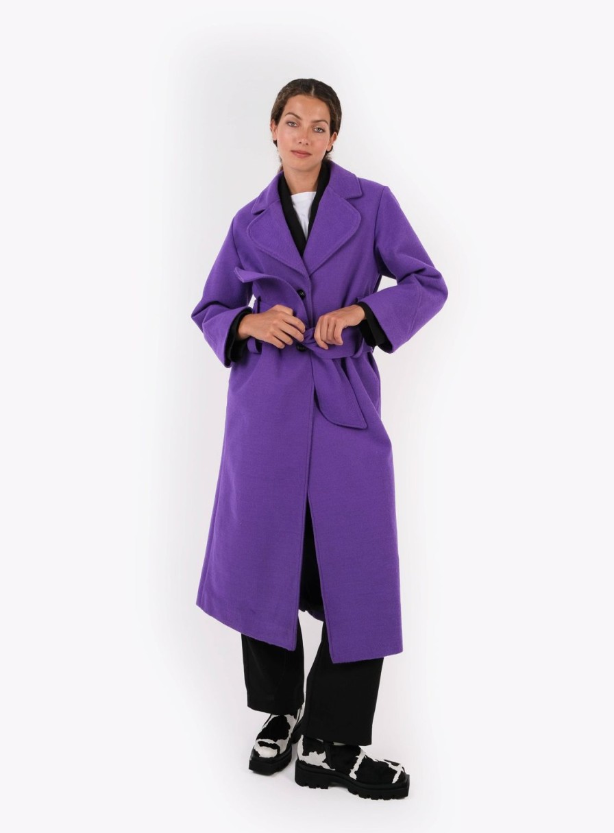 Ropa LAAGAM | Abrigo Morado Ozzy