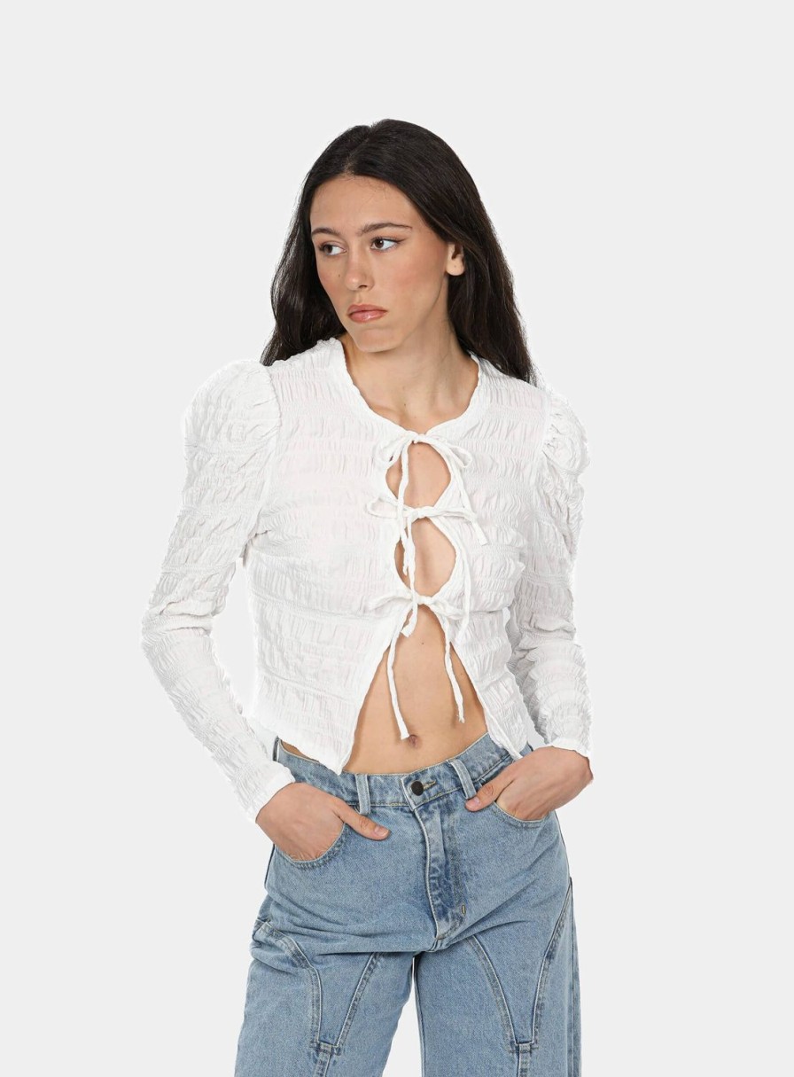 Ropa LAAGAM | Blusa Blanca Brigitte