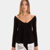 Ropa LAAGAM | Blusa De Punto Negra Alana