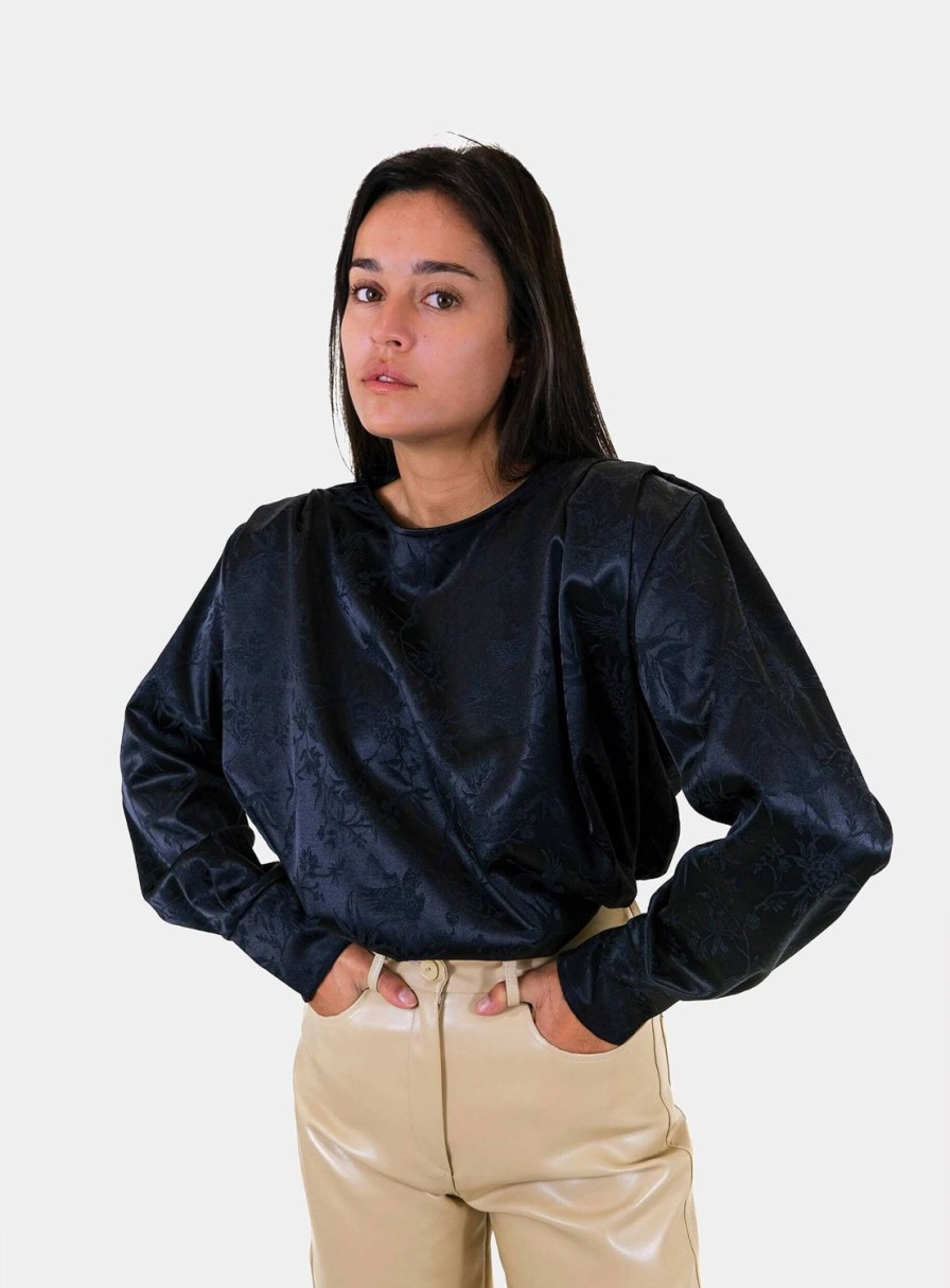 Ropa LAAGAM | Blusa Damasco Negra