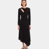 Ropa LAAGAM | Vestido Elastico Negro Winona