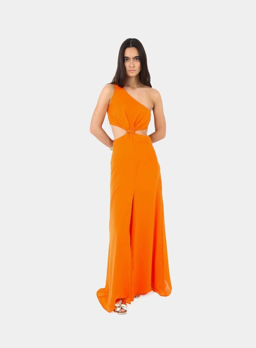 Ropa LAAGAM | Vestido Caro Naranja