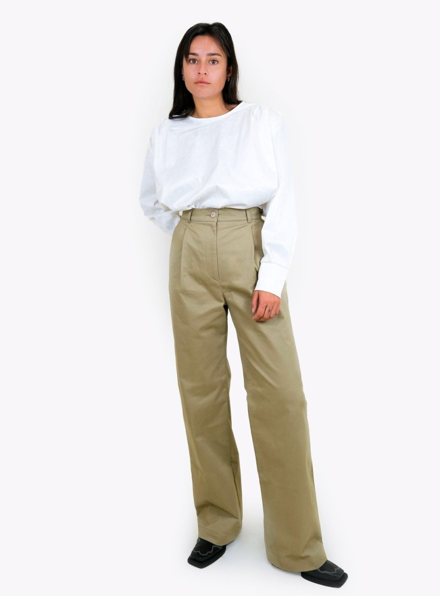 Ropa LAAGAM | Pantalones Beige Hailey