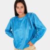 Ropa LAAGAM | Blusa Azul Damasco