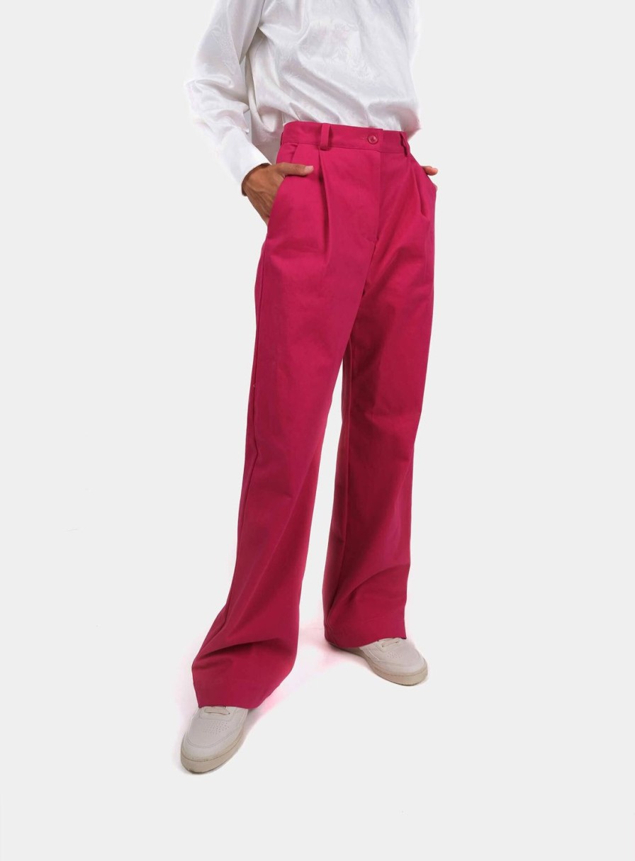 Ropa LAAGAM | Pantalones Hailey Fucsia