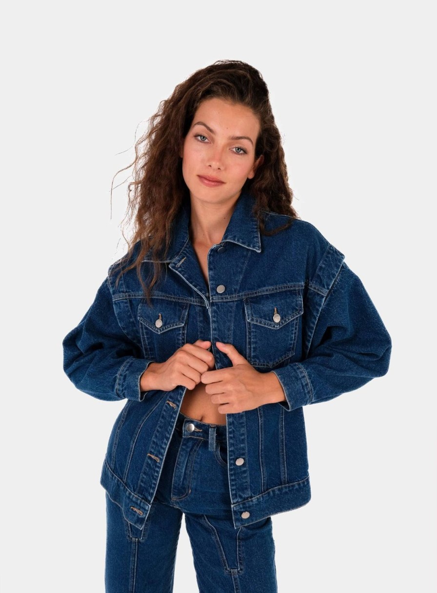 Ropa LAAGAM | Chaqueta De-Nimes Indigo