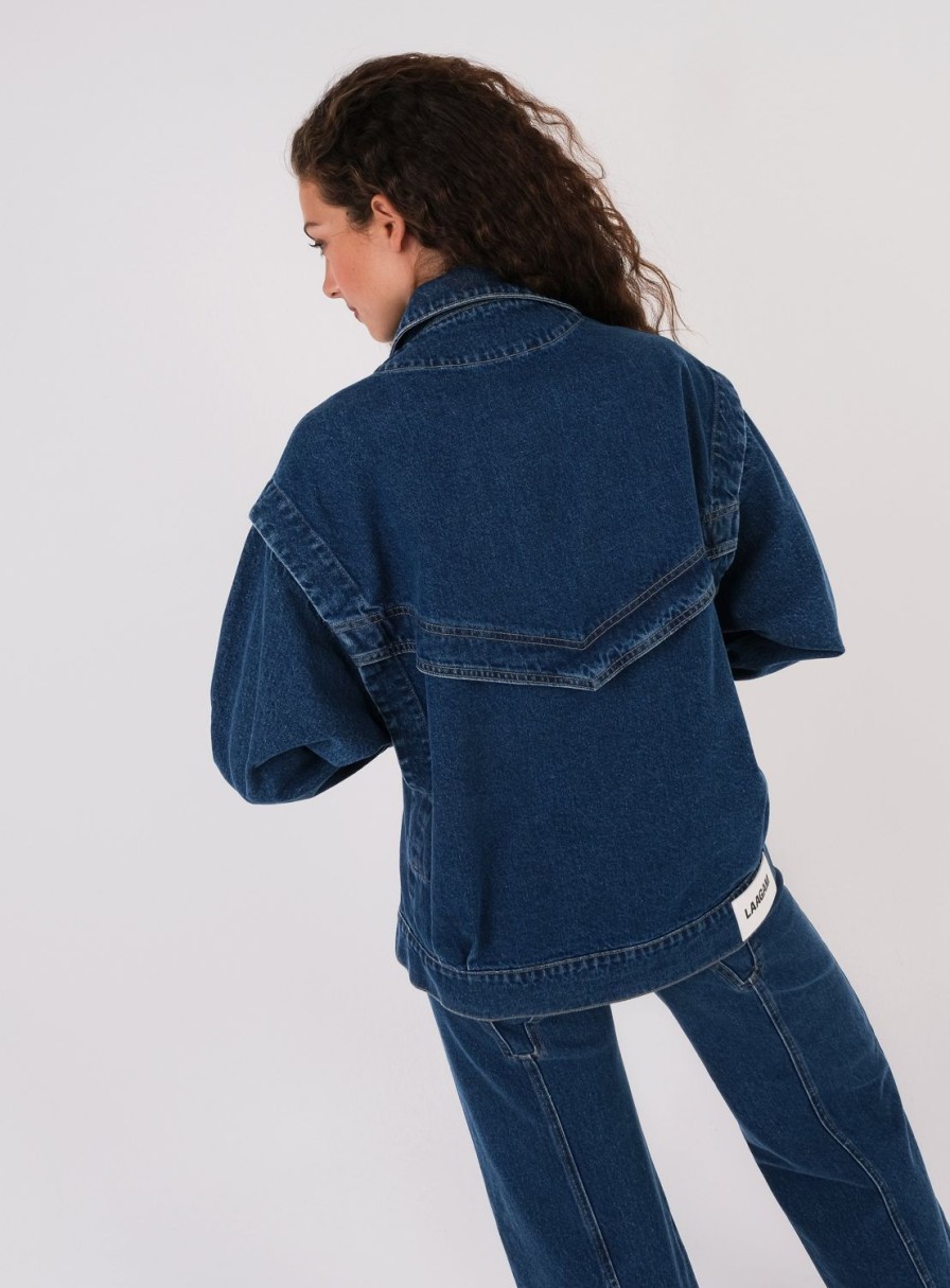 Ropa LAAGAM | Chaqueta De-Nimes Indigo