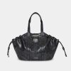 Bolsas Y Accesorios LAAGAM | Bolso Shopper Gris Darling